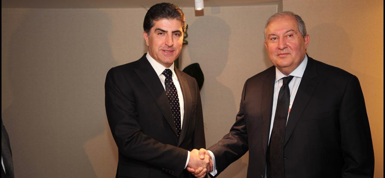 Serokê Herêma Kurdistanê û Serokê Ermenîstanê civiyan